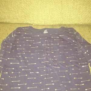 navy blue long sleeve t-shirt